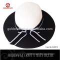 ladies black wide brim beach straw hat